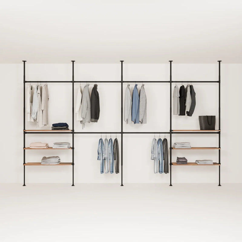 LOFT 4 OAK – 6 ulkoista hyllyä