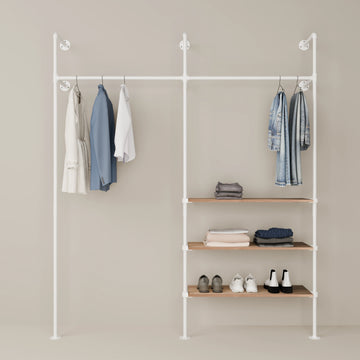 KIM 2 OAK – 3 hyllyä | valkoinen