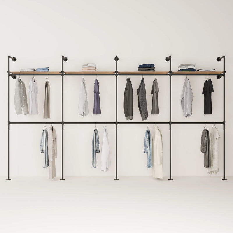 KIM DOUBLE 4 OAK – 4 hyllyä