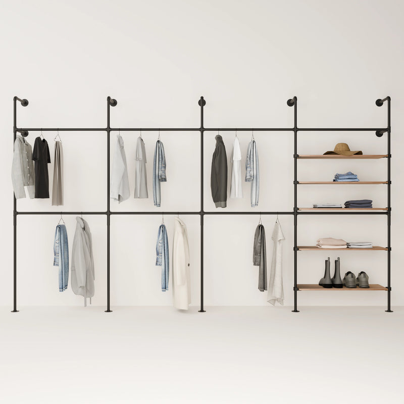 KIM DOUBLE 4 OAK – 5 hyllyä