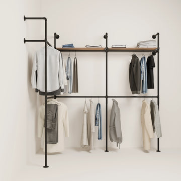 KIM EDGE DOUBLE 3 OAK – 2 hyllyä