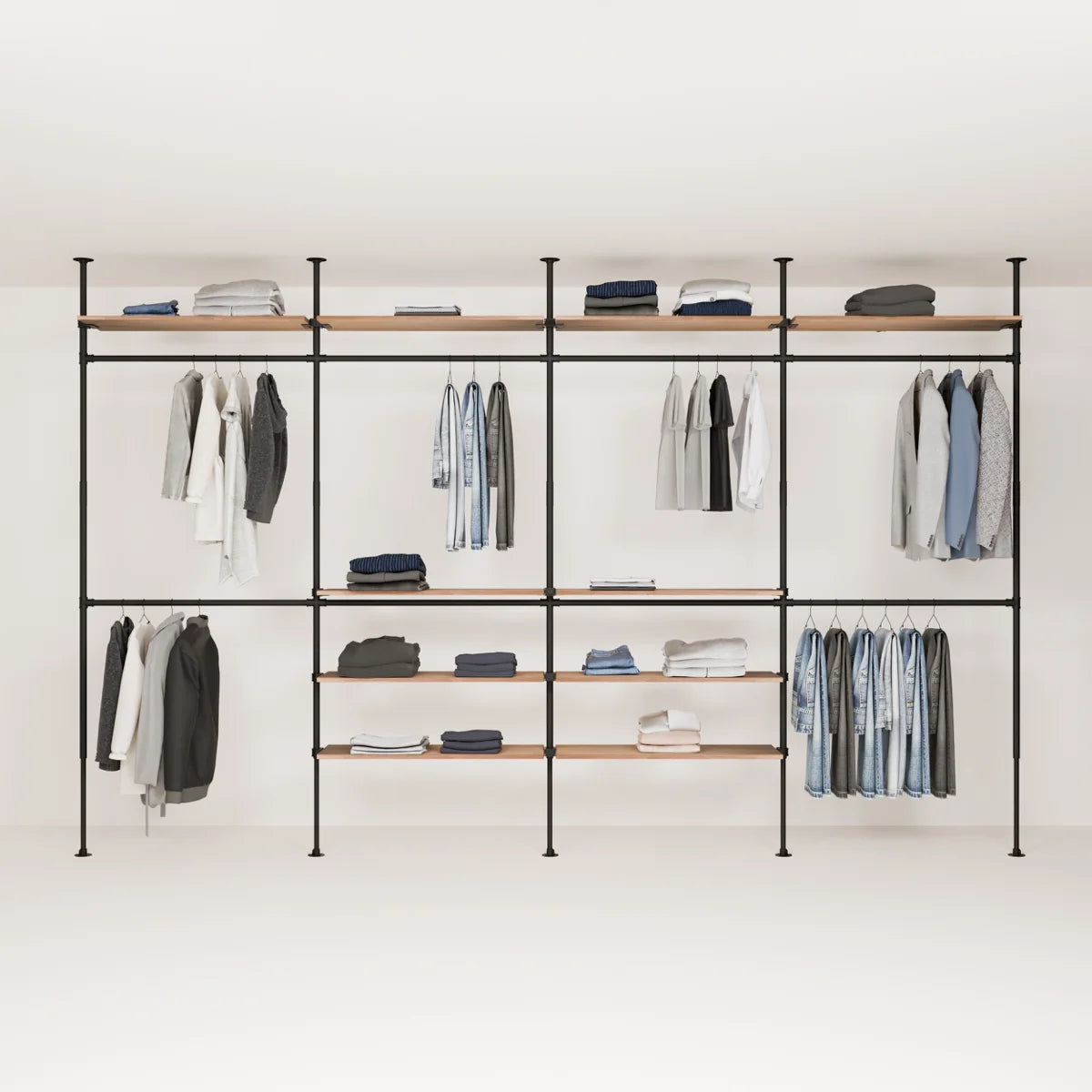 LOFT 4 OAK – 10 hyllyä