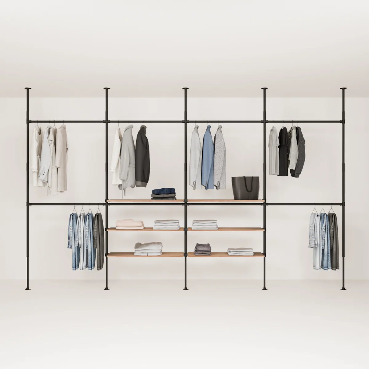 LOFT 4 OAK – 6 hyllyä keskellä