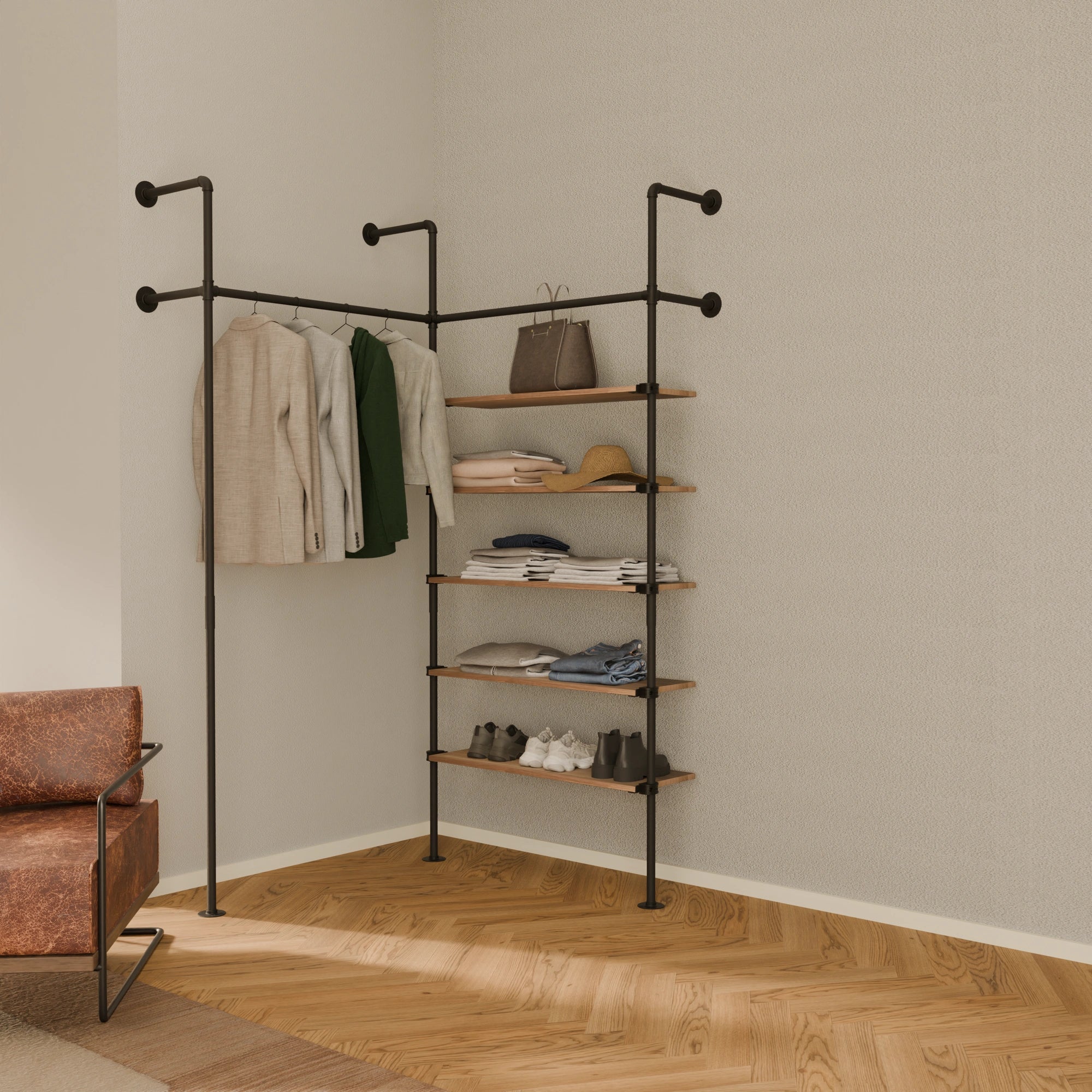 KIM EDGE 2 OAK – 5 hyllyä