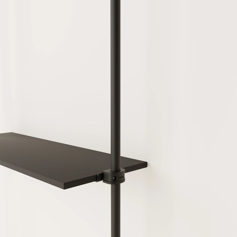 Hylly – Musta | sis. asennustarvikkeet | 1 kpl | 3 kpl | 5 kpl