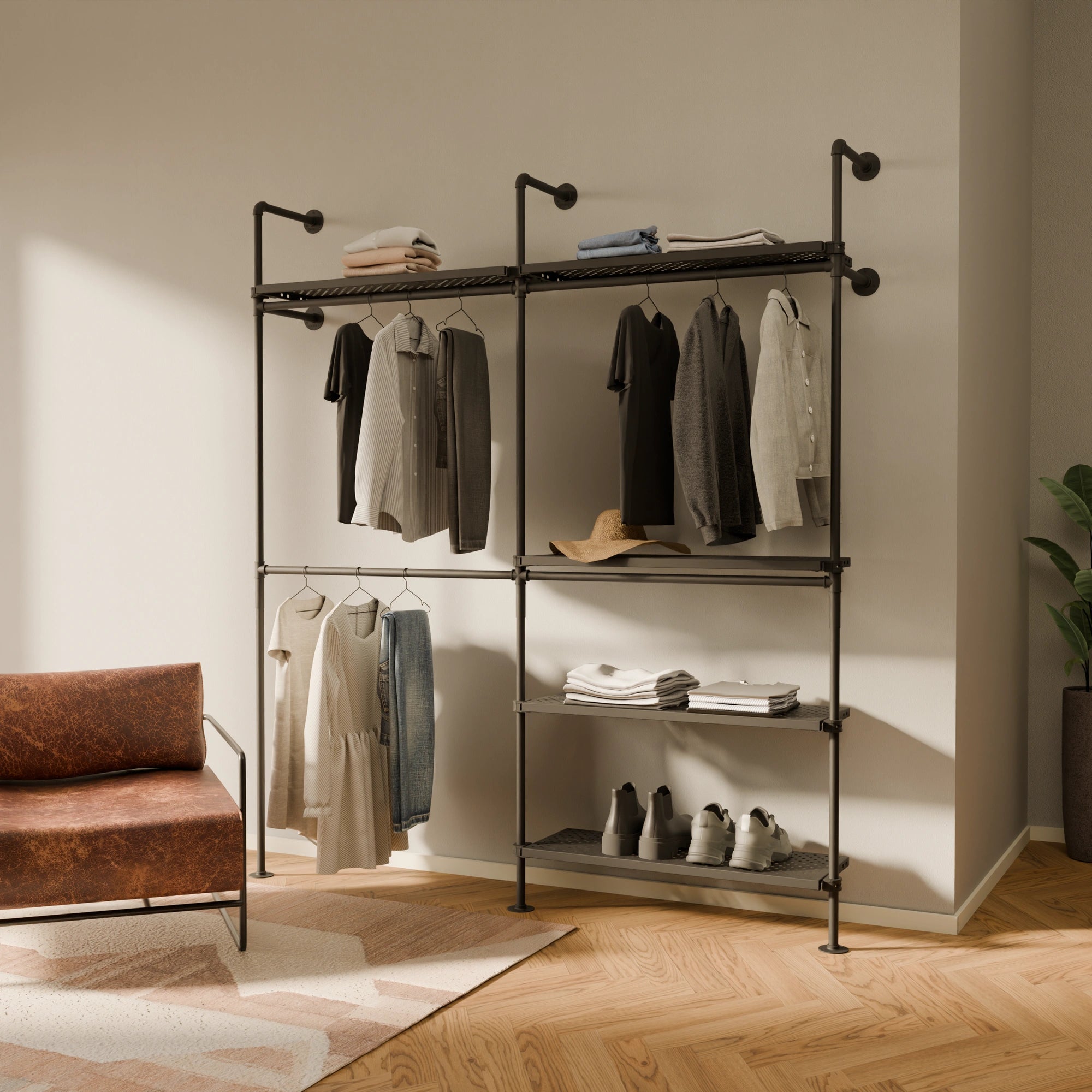 KIM DOUBLE 2 METAL – 5 shelves