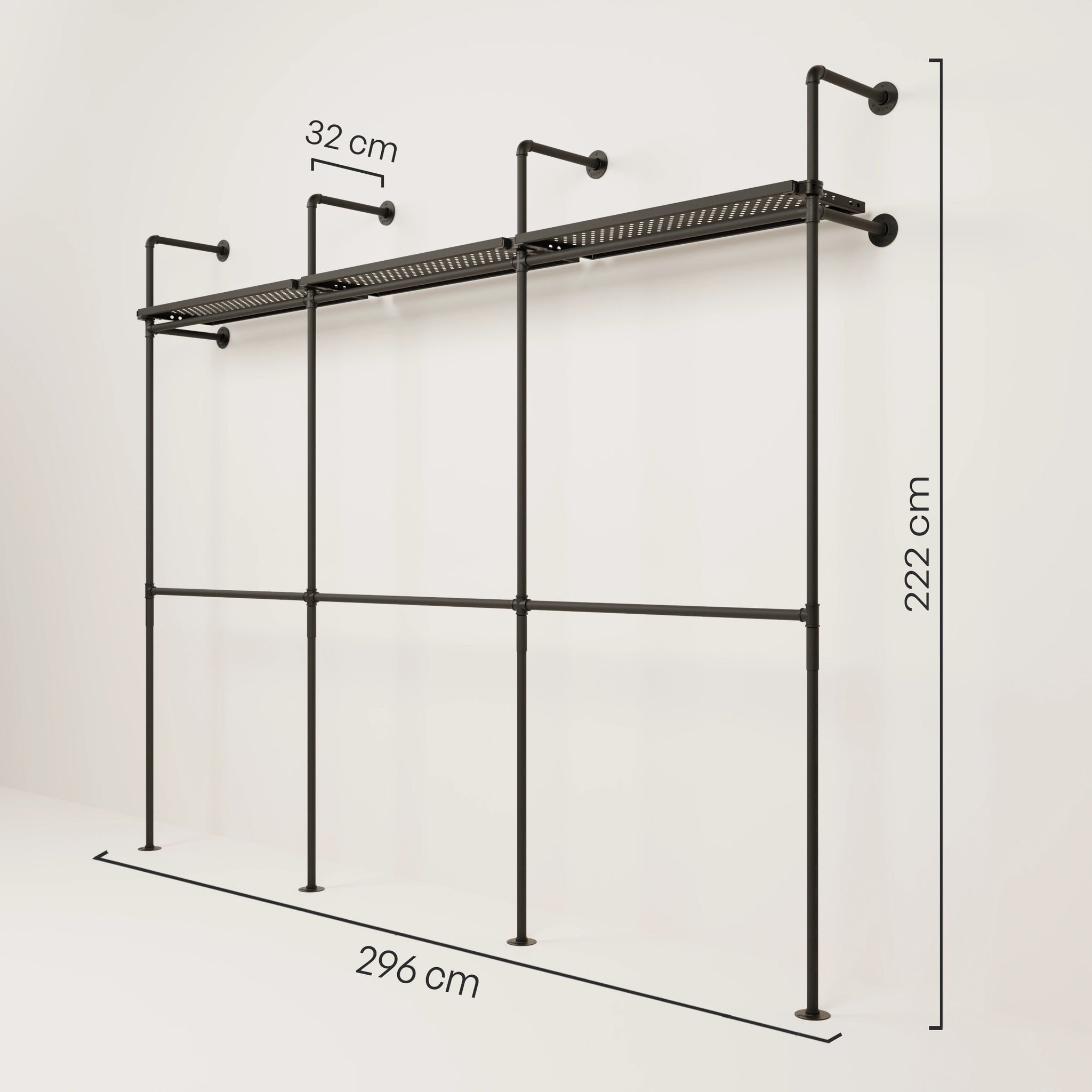 KIM DOUBLE 3 METAL – 3 top shelves