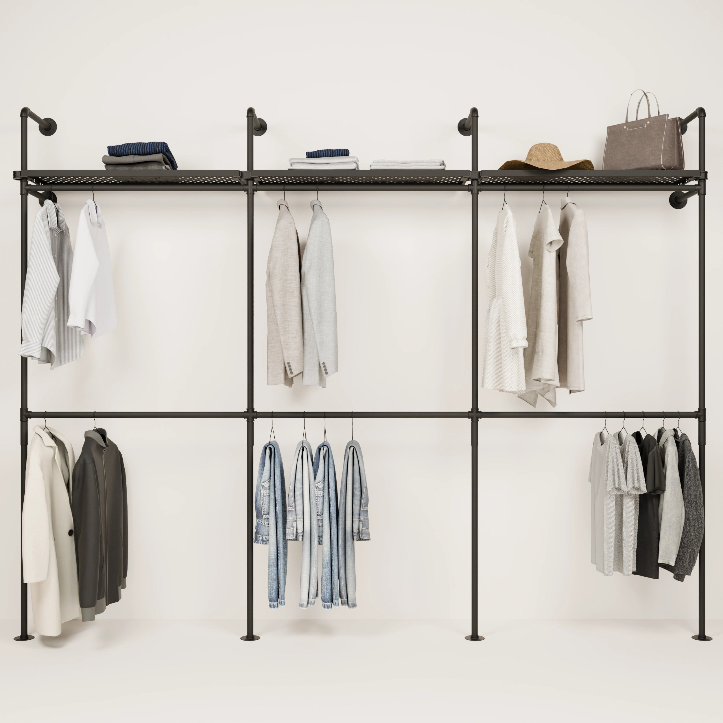 KIM DOUBLE 3 METAL – 3 hyllyä yläosassa