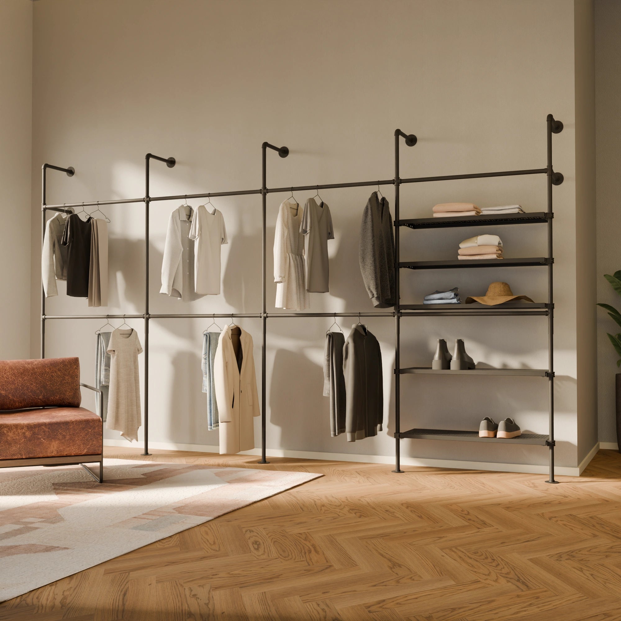 KIM DOUBLE 4 METAL – 5 shelves