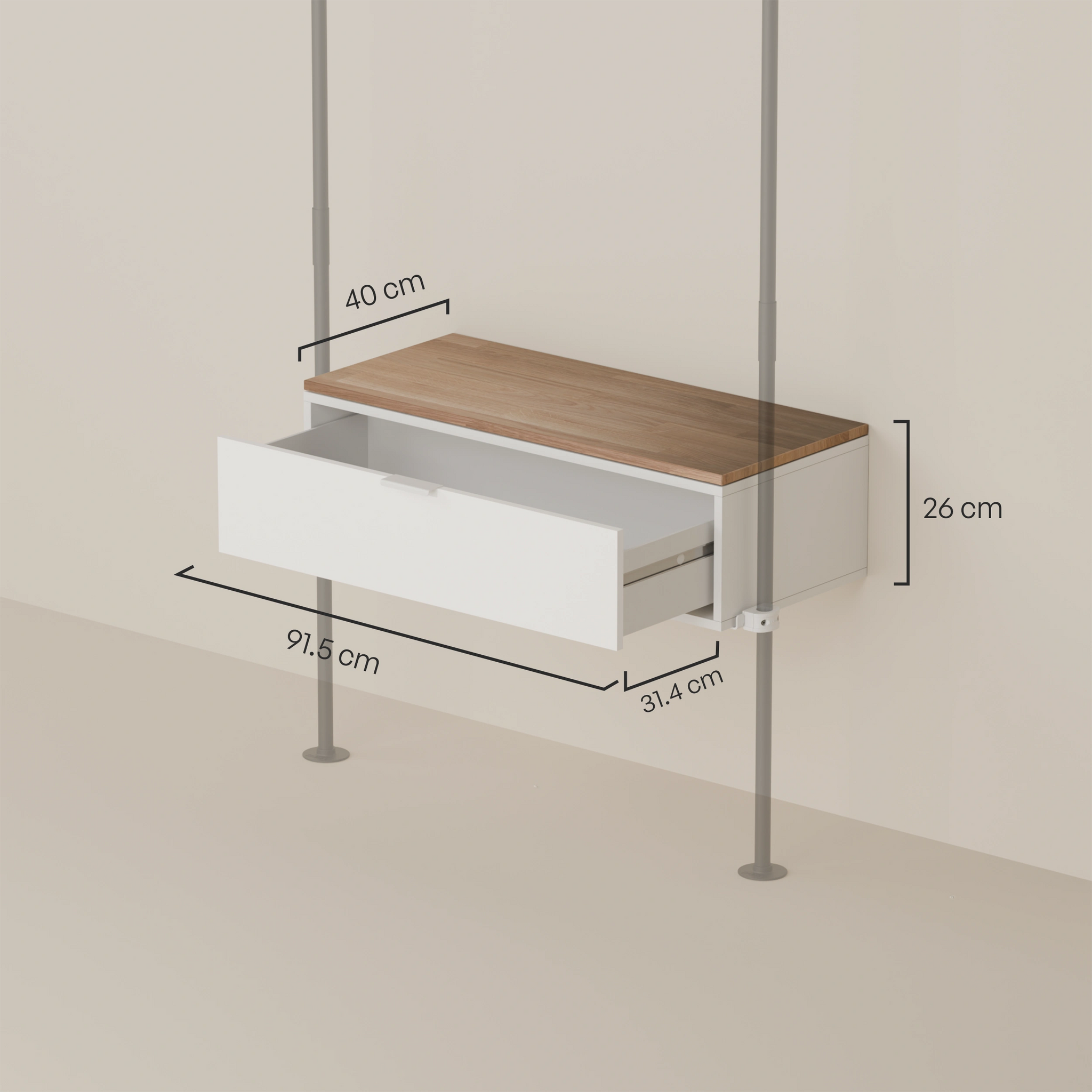 LIV 1 – Lipasto | 1 laatikko ripustettavaksi sisään