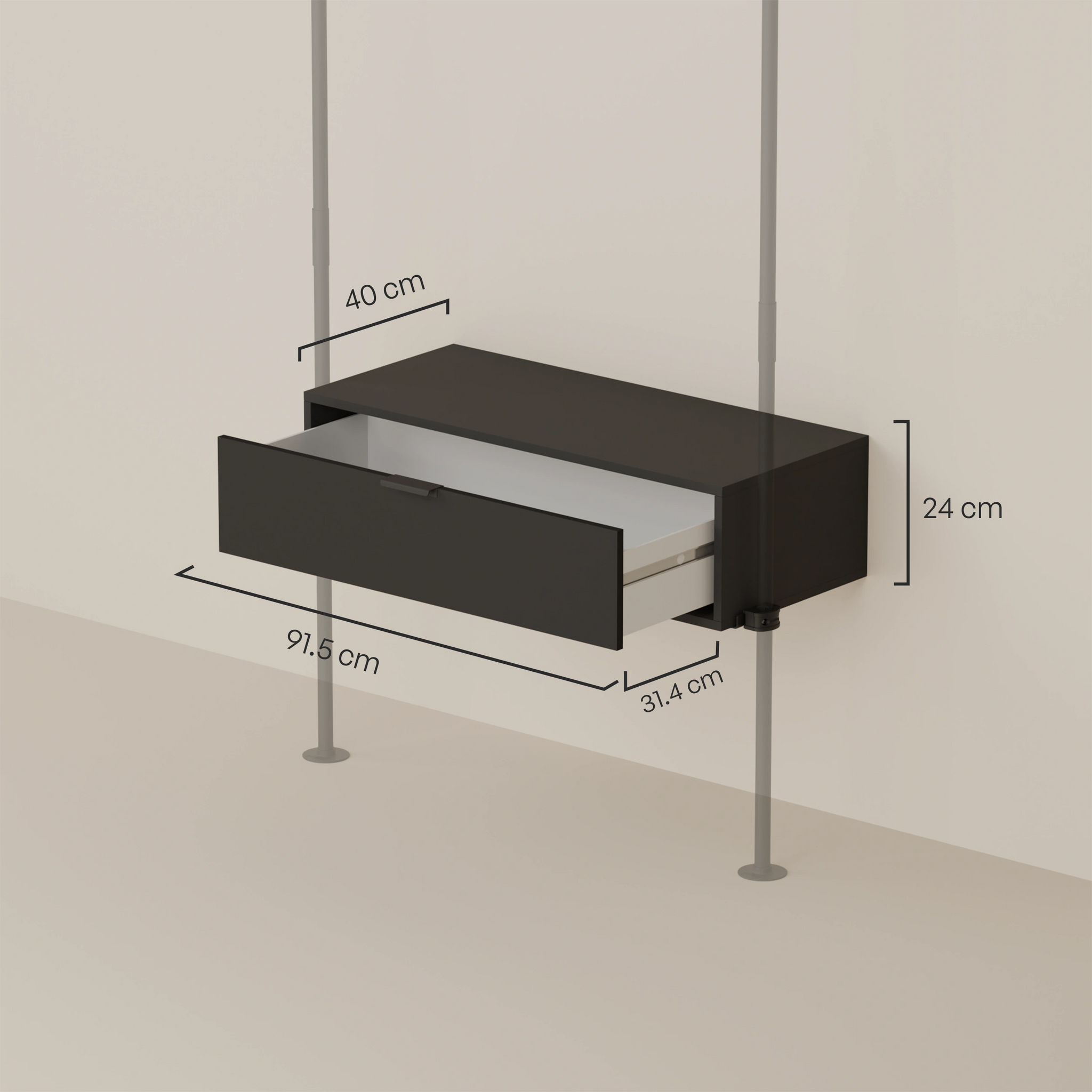 LIV 1 – Lipasto | 1 laatikko ripustettavaksi sisään